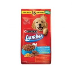 Alimento Perros Cachorros Carne a la Parilla con Cereales y Leche Ladrina x 2000 g