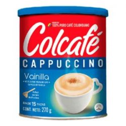 Café-Cappuccino-Vainilla-Colcafé-x-Lata-x-270-g