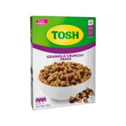 Cereal Granola Crunchy Pasas Tosh Caja x 300 g