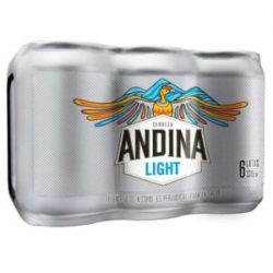 Cerveza Andina Light Lata Sixpack x 330 ml