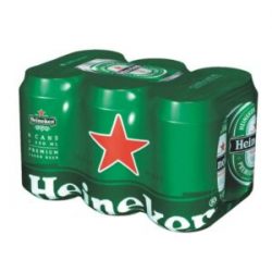 Cerveza Heineken Lata Sixpack x 330 ml