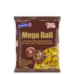 Choco Break Mega Ball Colombina x 12 Und x 186 g