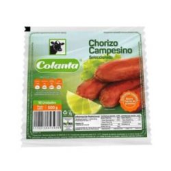 Chorizo Campesino Seleccionado Colanta x 10 Und x 500 g