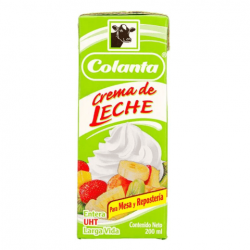 ≫ Crema de Leche UHT una de nuestras COLANTA