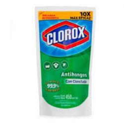 Desinfectante Clorox Baño Antihongos con Cloro Repuesto x 450 ml