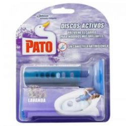 Desinfectante Inodoros Pato Discos Activos Lavanda x 6 Und x 40 g