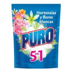 Detergente Líquido Puro 5 en 1 Hortensias y Flores Blancas x 900 ml – En tu  Hogar Supermercado online