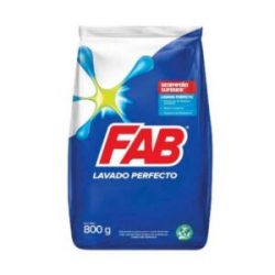 Detergente en Polvo Fab Floral Lavado Perfecto x 800 g