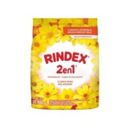 Detergente en Polvo Rindex 2en1 Flores Para Mis Amores x 800 g
