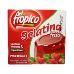 Gelatina de Fresa Del Trópico x 40 g