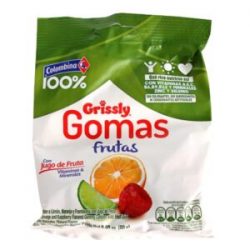 Gomas Grissly Frutas Colombina x 80 g