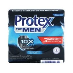 Jabon Protex For Men x 3 Und x 110 g