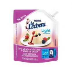 Leche Condensada Light La Lechera Nestlé Doy Pack x 100 g
