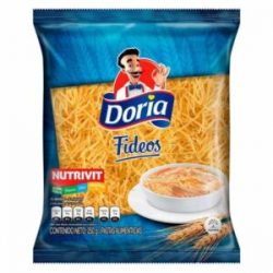 Pasta Clásica Fideos Doria Bolsa x 250 g