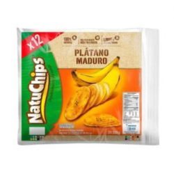 Plátano Maduro Natuchips x 12 Und x 336 g