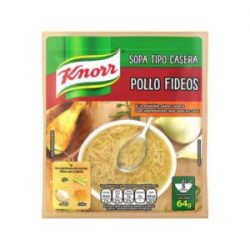 Sopa de Pollo con Fideos Knorr x 64 g