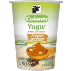 Yogur Entero Arequipe Colanta Vaso x 200 g